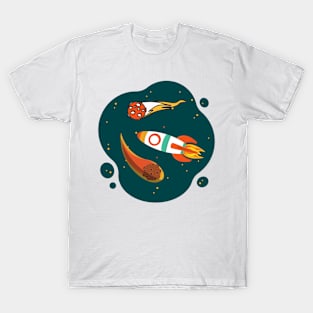 Comets and Spaceshift T-Shirt